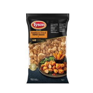 Tyson Southern Fried Popin Chicken 10x1kg