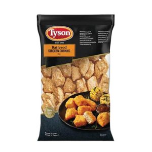Tyson Battered Chicken Chunks 10x1kg