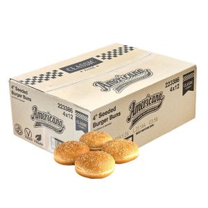 Americana Seeded Bun 4" 1x48