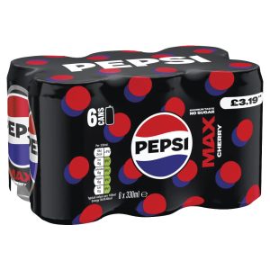 Pepsi Max Cherry Pm £3.19 (4 X 6Pk)