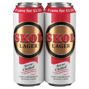 Skol Lager Can Pm £3.59 (6 X4Pk)