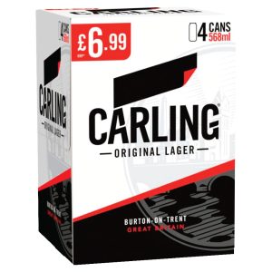 Carling Pint Pm 4 For Pm £6.99 (6X4