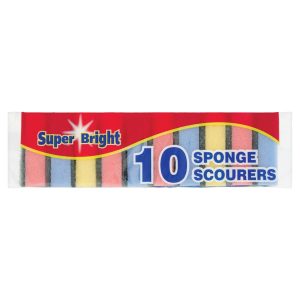 Superbright Sponge Scourers 10'S