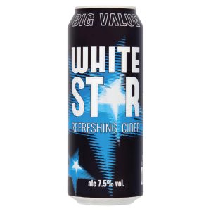 White Star Cider Cans