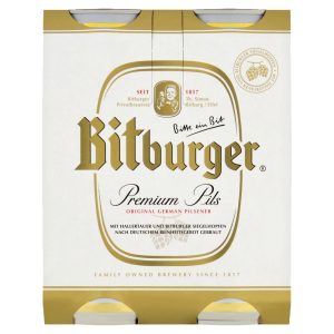 Bitburger Lager 4 Pack Can