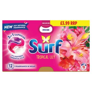 Surf Capsules Tropical Lily Pm £3.9 15'S