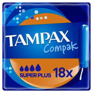TAMPAX COMPAK TAMPONS SUPER PLUS PM £3.49