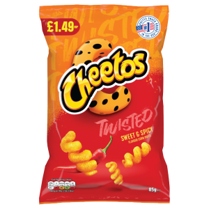 CHEETOS TWISTED SWEET & SPICY PM £1.49