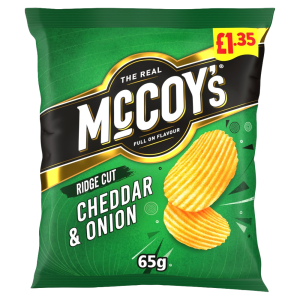 MCCOYS CHEDDAR & ONION PM £1.35