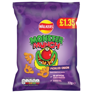 MONSTER MUNCH PICKLED ONION PM £1.35