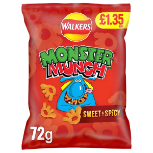 MONSTER MUNCH SWEET & SPICY PM £1.35
