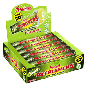 SWIZZELS REFRESHERS SOUR APPLE PM 20P