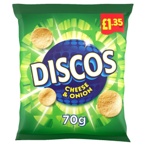 DISCOS CHEESE & ONION PM £1.35