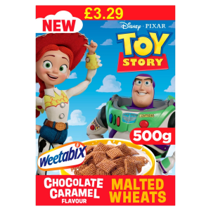TOY STORY MALT WHEATS CARAMEL PM £3.29