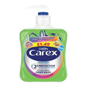 CAREX HANDWASH ALOE VERA PM £1.49
