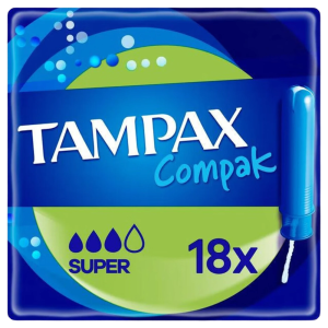 TAMPAX COMPAK TAMPONS SUPER PM £3.49